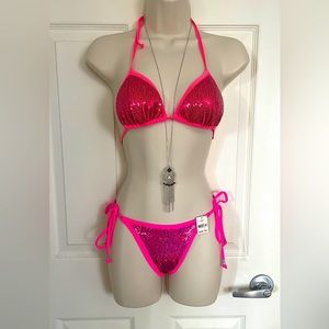 look like Elle from legally blond in this Bikini from VS Pink Sold as a set